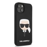 Karl Lagerfeld puzdro gumené Apple iPhone 13 Mini KLHCP13SSLKHBK čiern