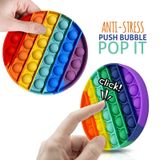 Bubble Pop It antistresová hračka mix farieb