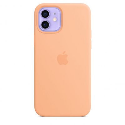 Apple puzdro gumené Apple iPhone 12/12 Pro MK023ZM/A Cantaloupe