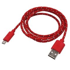 Dátový kábel micro USB 0,90m červený