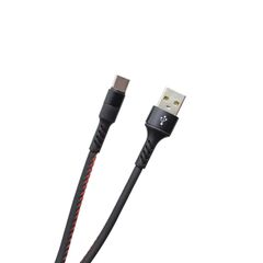 Dátový kábel micro USB typ C 2A čierny