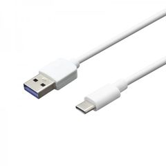 Dátový kábel USB typ C 1m 2A biely