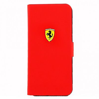 Ferrari puzdro knižka Apple iPhone 5/5C/5S/SE FESCRUFLHPMRE červ