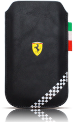 Ferrari puzdro vsuvka Apple Iphone 4/4S FEFM052 čierne