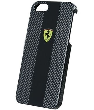 Ferrari puzdro plastové Apple iPhone 5/5C/5S/SE FECBP5BL čierne