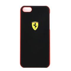 Ferrari puzdro plastové Apple iPhone 5/5C/5S/SE FESCHCPMBL čiern