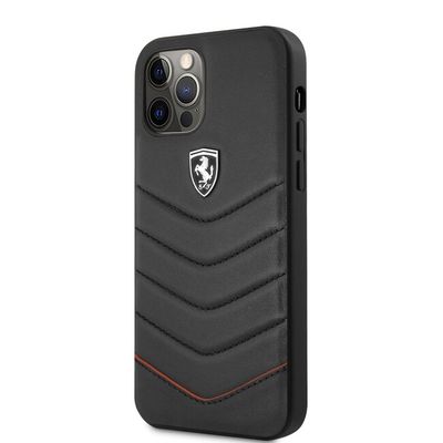 Ferrari puzdro plastové Apple iPhone 12 Pro Max FEHQUHCP12LBK čierne