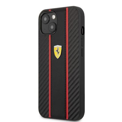 Ferrari puzdro plastové Apple iPhone 14 FEHCP14SNMBK čierne