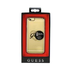 Guess puzdro gumené Apple iPhone 6/6S GUHCP6TRHG zlaté srdce PT