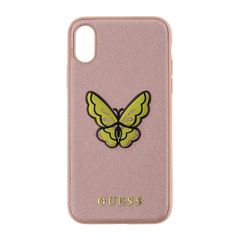 Guess puzdro plastové Apple iPhone X/XS GUHCPXESPBRG Butterfly r