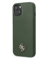 Guess puzdro gumené Apple iPhone 13 GUHCP13MS4LA tmavo-zelené