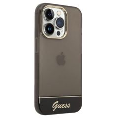 Guess puzdro gumené Apple iPhone 14 Pro Max GUHCP14XHGCOK čierne