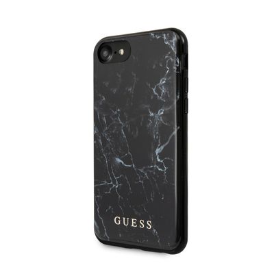 Guess puzdro gumené Apple iPhone 7/8/SE 2020 GUHCI8PCUMABK Marbl