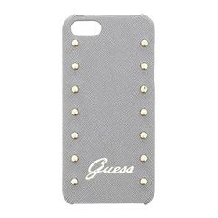 Guess puzdro plastové Apple iPhone 5/5C/5S/SE GUHCP5SAS sivé