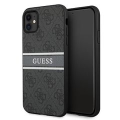Guess puzdro plastové Apple iPhone 11 GUHCN614GDGR šedé