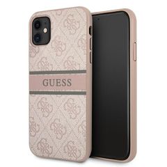 Guess puzdro plastové Apple iPhone 11 GUHCN614GDPI ružové