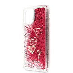 Guess puzdro plastové Apple iPhone 11 GUHCN61GLHFLRA červené trb