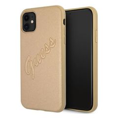Guess puzdro plastové Apple iPhone 11 GUHCN61RSAVSLG zlaté