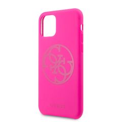 Guess puzdro plastové Apple iPhone 11 Pro GUHCN58LS4GFU ružové