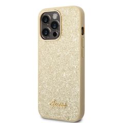 Guess puzdro plastové Apple iPhone 14 Pro GUHCP14LHGGSHD zlaté