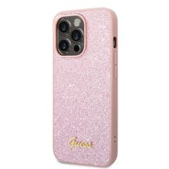 Guess puzdro plastové Apple iPhone 14 Pro GUHCP14LHGGSHP ružové
