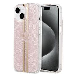 Guess puzdro plastové Apple iPhone 15 GUHCP15SH4PSEGP ružové
