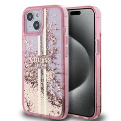 Guess puzdro plastové Apple iPhone 15 GUHCP15SLFCSEGP ružové