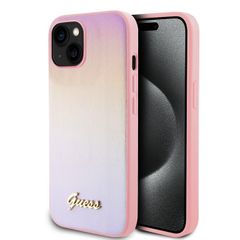 Guess puzdro plastové Apple iPhone 15 GUHCP15SPSAIRSP ružové