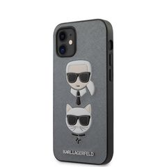Karl Lagerfeld puzdro plastové Apple iPhone 12 Mini KLHCP12SSAKICKCSL