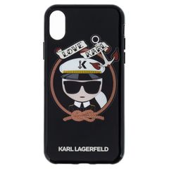 Karl Lagerfeld puzdro gumené Apple iPhone X/XS KLHCPXKSB Sailor