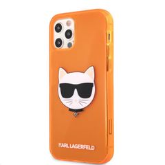 Karl Lagerfeld puzdro gumené Apple iPhone 12 Pro Max KLHCP12LCHTRO ora