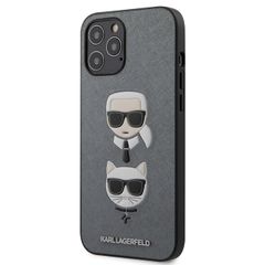 Karl Lagerfeld puzdro gumené Apple iPhone 12 Pro Max KLHCP12LSAKICKCSL