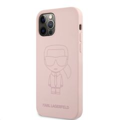 Karl Lagerfeld puzdro gumené Apple iPhone 12 Pro Max KLHCP12LSILTTPI