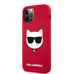 Karl Lagerfeld puzdro gumené Apple iPhone 12 Pro Max KLHCP12LSLCHRE če
