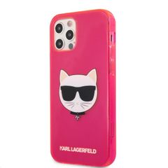 Karl Lagerfeld puzdro gumené Apple iPhone 12/12 Pro KLHCP12MCHTRP  ru