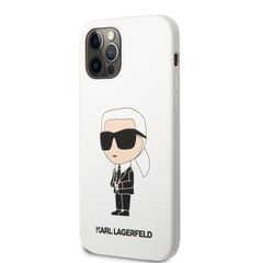 Karl Lagerfeld puzdro gumené Apple iPhone 12/12 Pro KLHCP12MSNIK