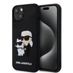 Karl Lagerfeld puzdro gumené Apple iPhone 13 KLHCP13M3DRKCNK čie