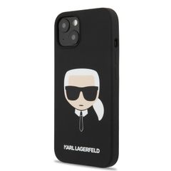 Karl Lagerfeld puzdro gumené Apple iPhone 13 KLHMP13MSLKHBK čierne