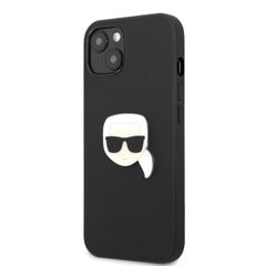 Karl Lagerfeld puzdro gumené Apple iPhone 13 Mini KLHCP13SPKMK čiern
