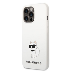 Karl Lagerfeld puzdro gumené Apple iPhone 13 Pro KLHCP13LSNCHBCH