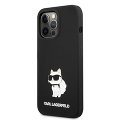 Karl Lagerfeld puzdro gumené Apple iPhone 13 Pro KLHCP13LSNCHBCK