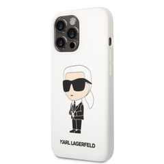 Karl Lagerfeld puzdro gumené Apple iPhone 13 Pro KLHCP13LSNIKBCH