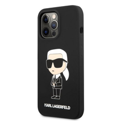 Karl Lagerfeld puzdro gumené Apple iPhone 13 Pro KLHCP13LSNIKBCK