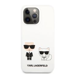 Karl Lagerfeld puzdro gumené Apple iPhone 13 Pro Max KLHCP13XSSKCW bie