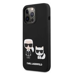 Karl Lagerfeld puzdro gumené Apple iPhone 13 Pro Max KLHCP13XSSKCK čie