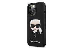 Karl Lagerfeld puzdro gumené Apple iPhone 13 Pro Max KLHMP13XSLKHBK či