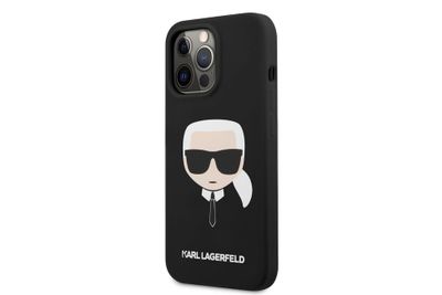 Karl Lagerfeld puzdro gumené Apple iPhone 13 Pro Max KLHMP13XSLKHBK či