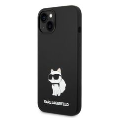 Karl Lagerfeld puzdro gumené Apple iPhone 14 KLHCP14SSNCHBCK čie