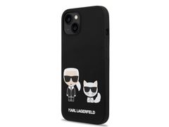 Karl Lagerfeld puzdro gumené Apple iPhone 14 KLHMP14SSSKCK čiern