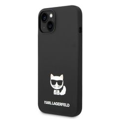 Karl Lagerfeld puzdro gumené Apple iPhone 14 Plus KLHCP14MSLCTBK